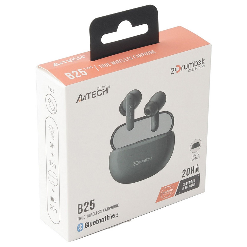 Bluetooth-гарнитура A4Tech B25 Ash Grey