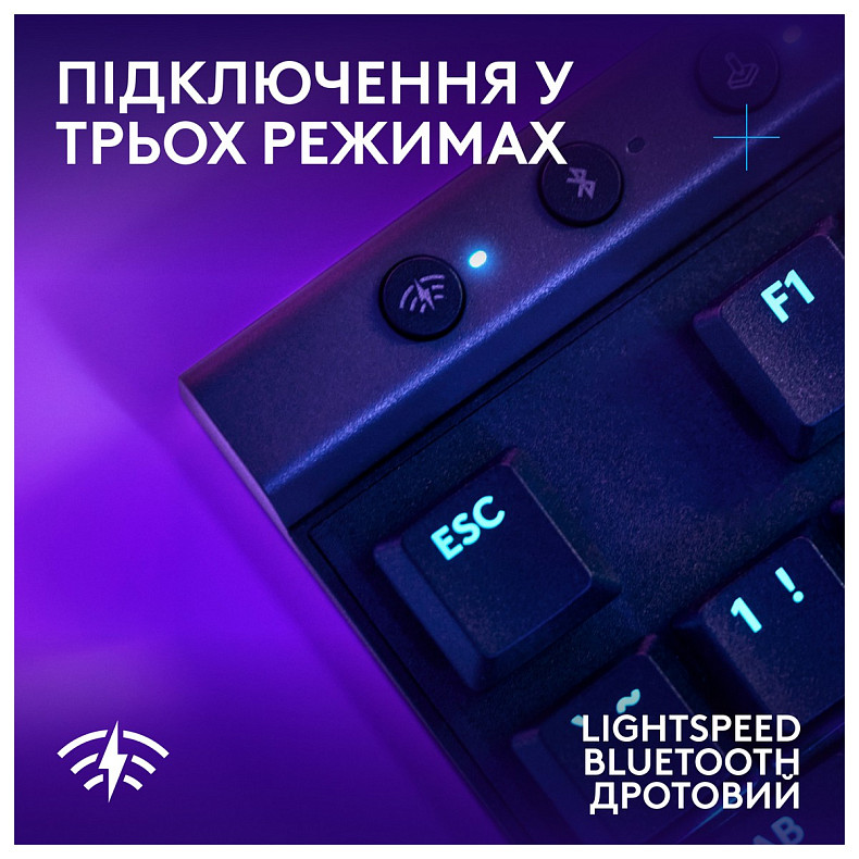 Клавіатура Logitech G515 Lightspeed TKL Wireless Black (920-014075)