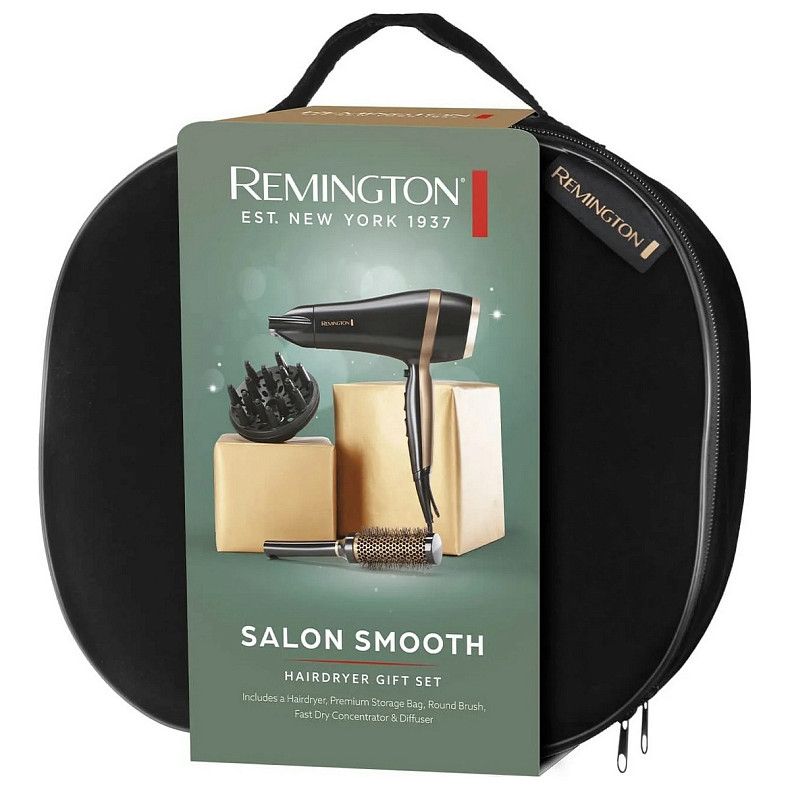 Фен Remington Salon Smooth D6960GP, чорний
