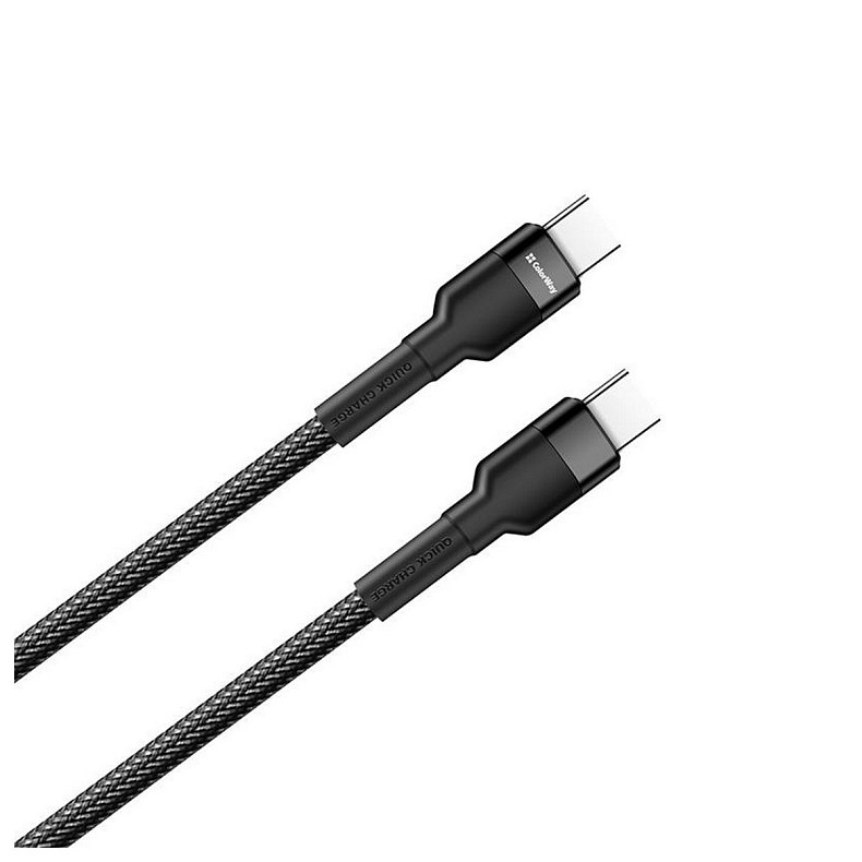 Кабель ColorWay USB Type-C - USB Type-C, 3.0А, 1м, Black (CW-CBPDCC047-BK)