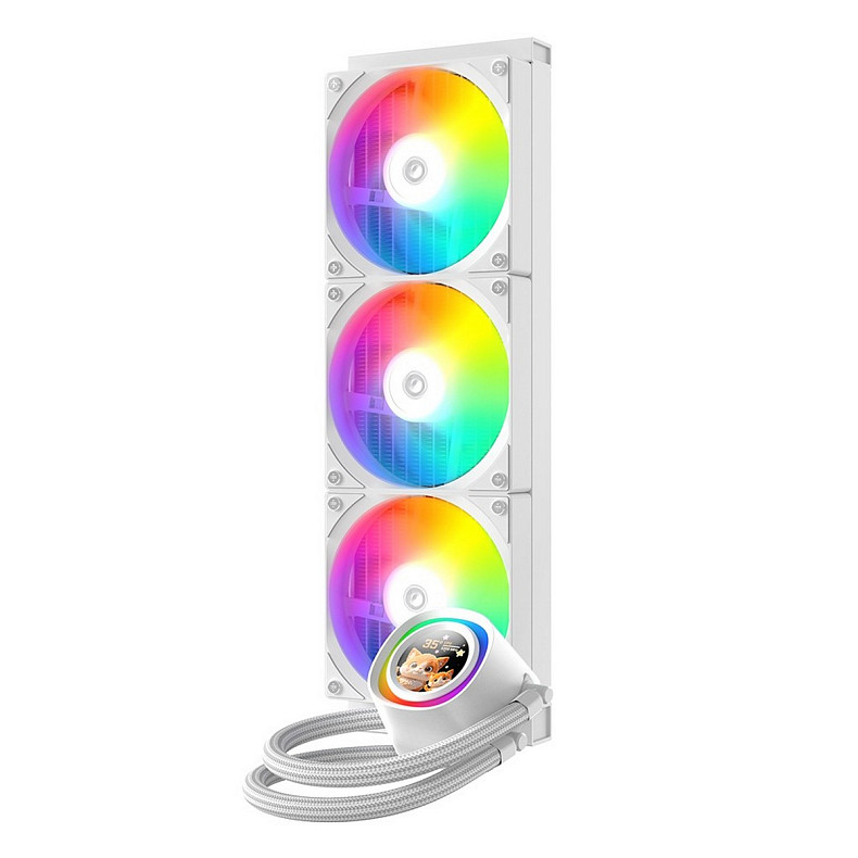 Система водяного охлаждения ID-Cooling FX360 LCD White