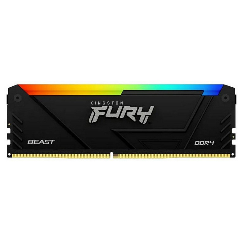 ОЗУ Kingston Fury Beast DDR4 2x16GB 3200MHz RGB (KF432C16BB12AK2/32WP)