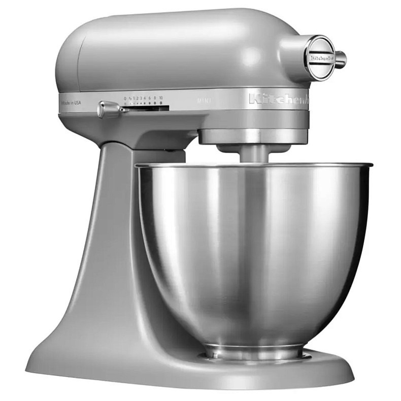 Кухонний комбайн KitchenAid Artisan MINI 3,3 л 5KSM3311XEFG з відкидним блоком матовий сірий