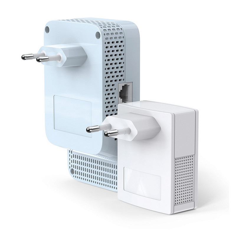 Адаптер Powerline TP-LINK TL-WPA7517KIT (TL-WPA7517 + TL-PA7017) AC1200 AV1000 1xGE MESH
