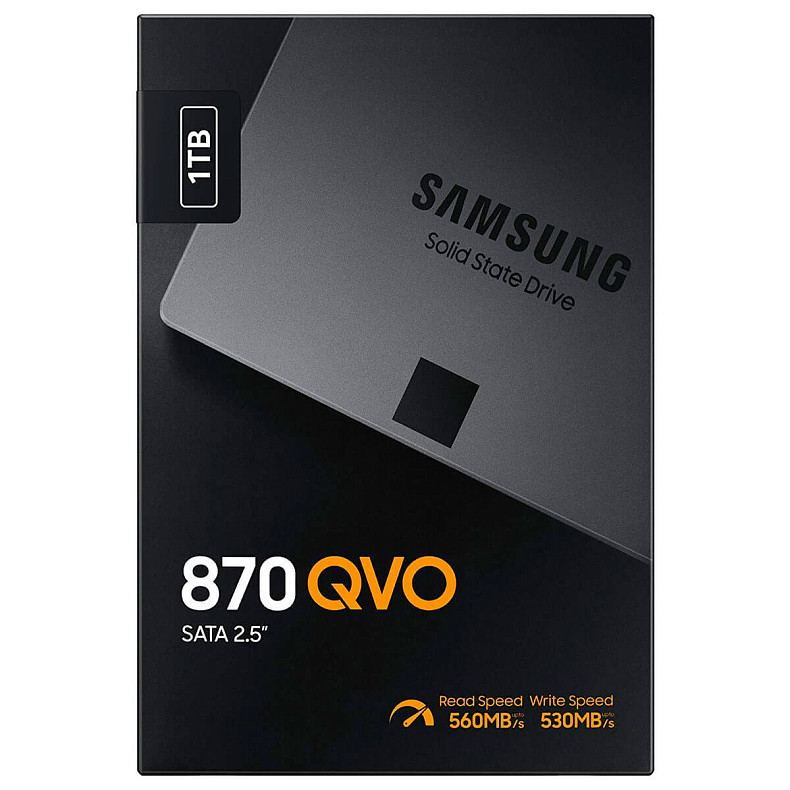 SSD диск Samsung 870 QVO 1ТB 2.5" SATAIII V-NAND MLC (MZ-77Q1T0BW)