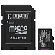 Карта пам'яті Kingston microSD 256GB C10 UHS-I A1 V10 R150MB/s + SD (SDCS3/256GB)