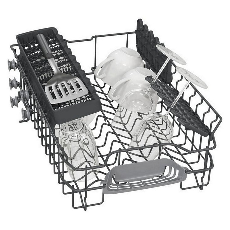 Посудомийна машина Siemens вбудована, 10компл., A+, 45см, дисплей, білий