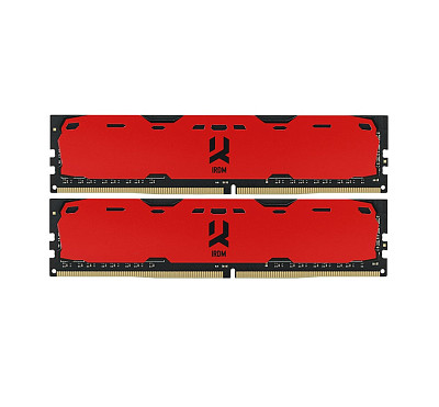 Память DDR4 2x4GB/2400 GOODRAM Iridium Red (IR-R2400D464L15S/8GDC)