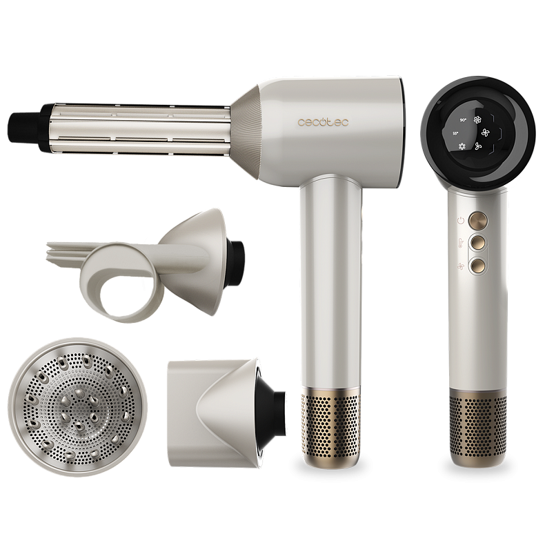 Фен-стайлер CECOTEC DryGlam Waves Champagne 4in1 - Повреждена упаковка