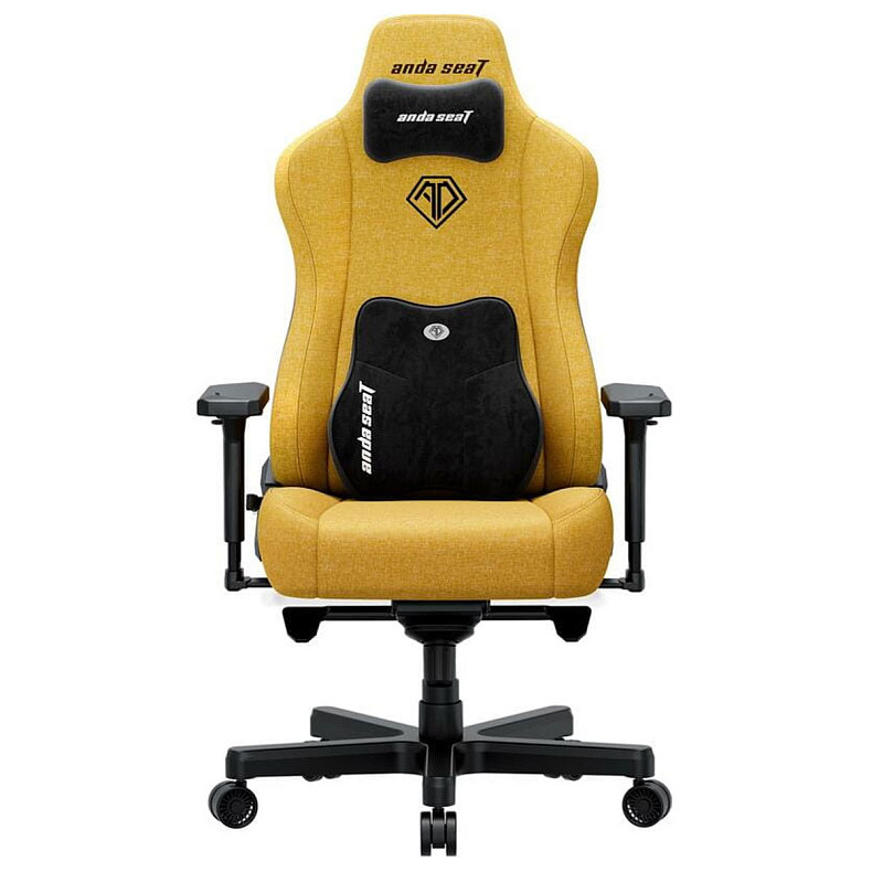 Крісло ігрове Anda Seat Kaiser 3E XL Bright Yellow Fabric