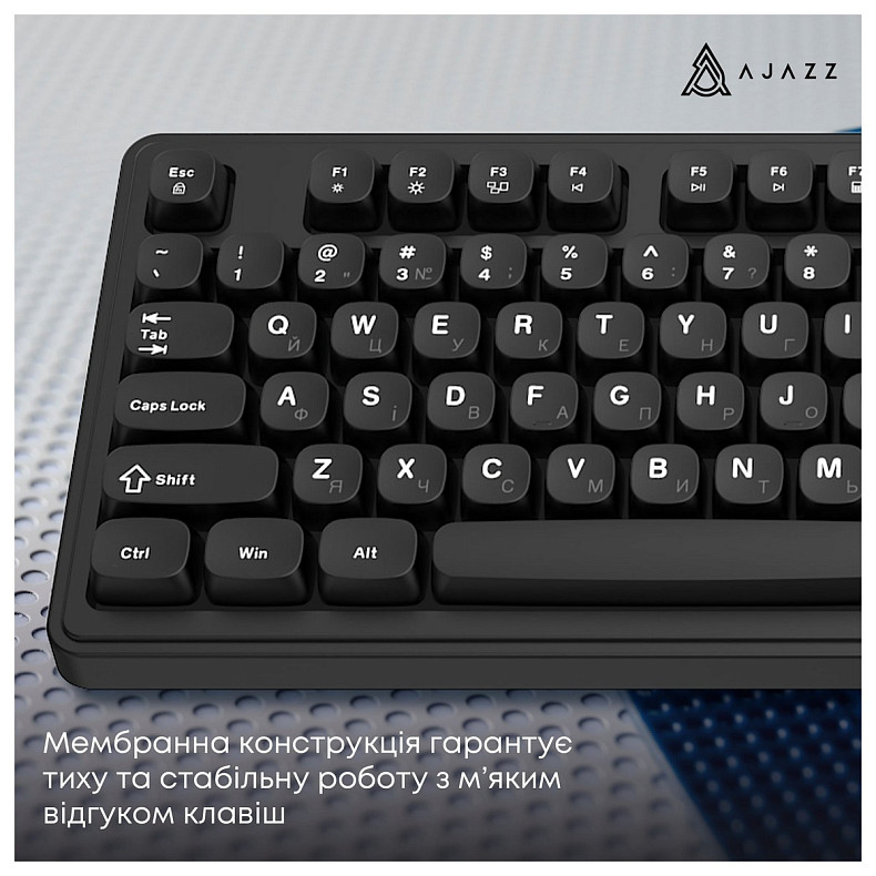 Клавиатура Ajazz AF98 Black USB-C Black (AF98-B)