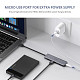 Хаб Ugreen CM219 USB 3.0 -> 4xUSB 3.0 active, с питанием Type-C, 15см