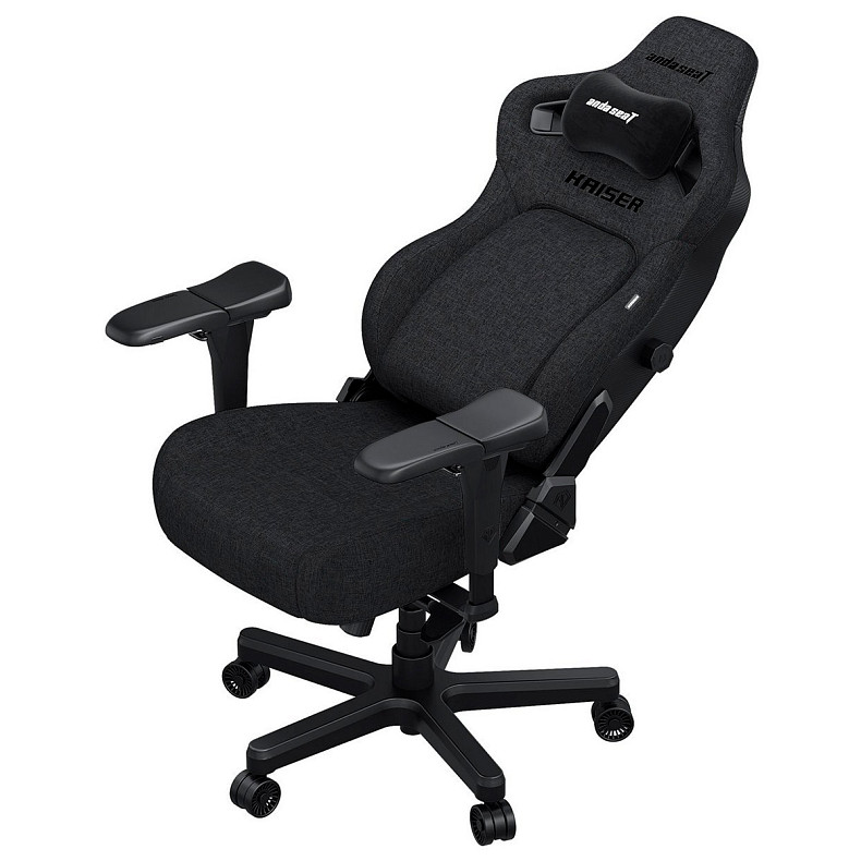 Крісло для геймерів Anda Seat Kaiser 4 Dark gray Fabric Size L (AD12YDDC-L-20-GB-CF)