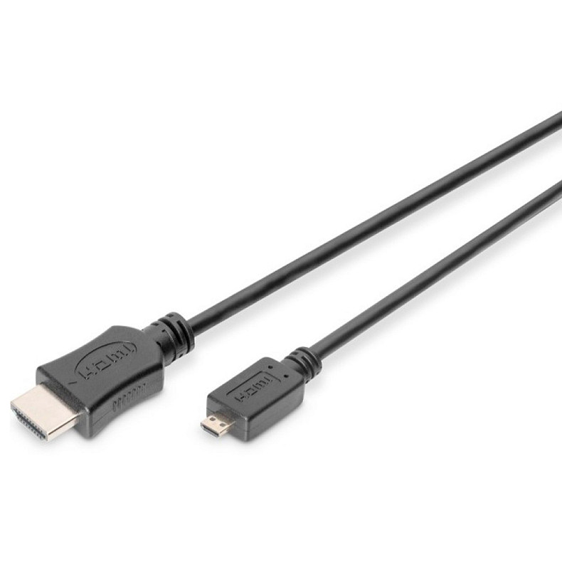 Кабель 4K HDMI 2M Type D to Type A DB-330109-020-S DIGITUS by ASSMANN