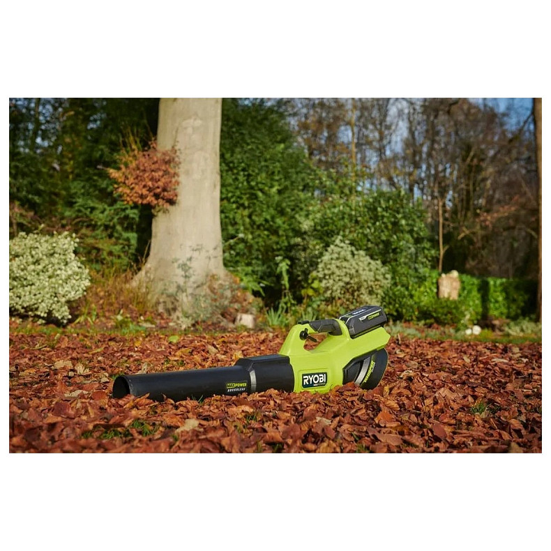 Повітродув садовий акумуляторний RyobiMaxPower RY36BLXB-036В 306км/год 3к гбез АКБ таЗП