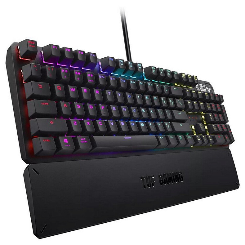 Клавіатура Asus TUF Gaming K3 RGB 104key Kailh BN UA Black (90MP01Q1-BKMA00)