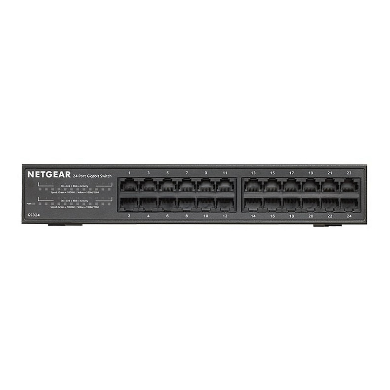 Комутатор NETGEAR GS324 24xGE, некерований