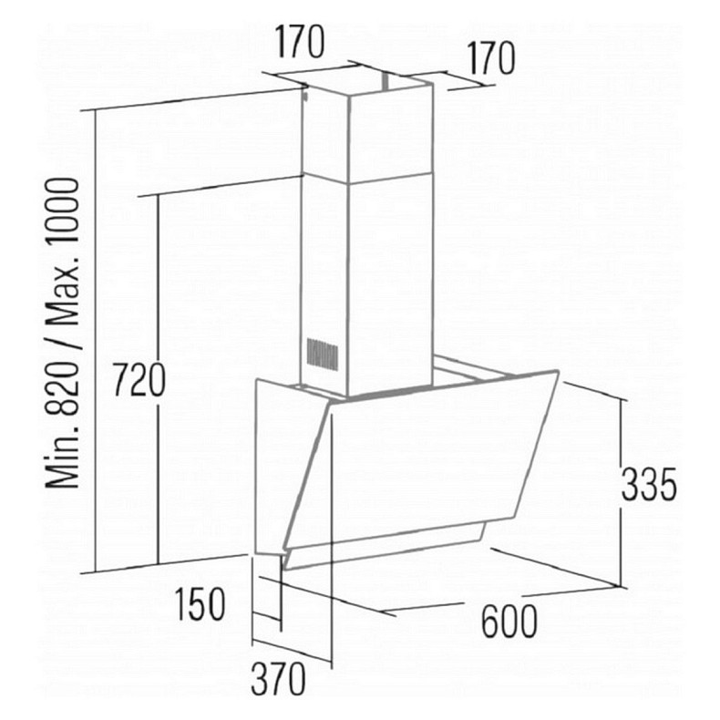 Витяжка кухонна Cata 2027700