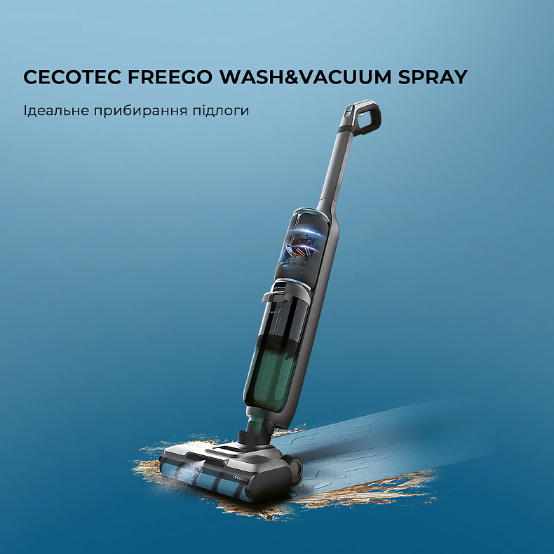 Моющий пылесос Cecotec FreeGo Wash&Vacuum Spray
