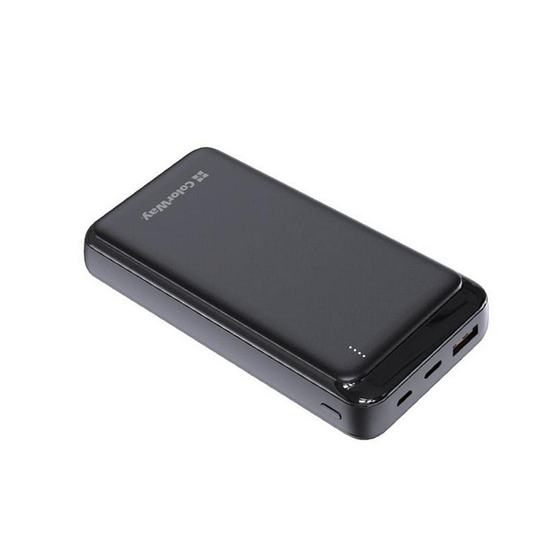 Универсальная мобильная батарея ColorWay Slim 20000mAh Black (CW-PB200LPG3BK-PD)