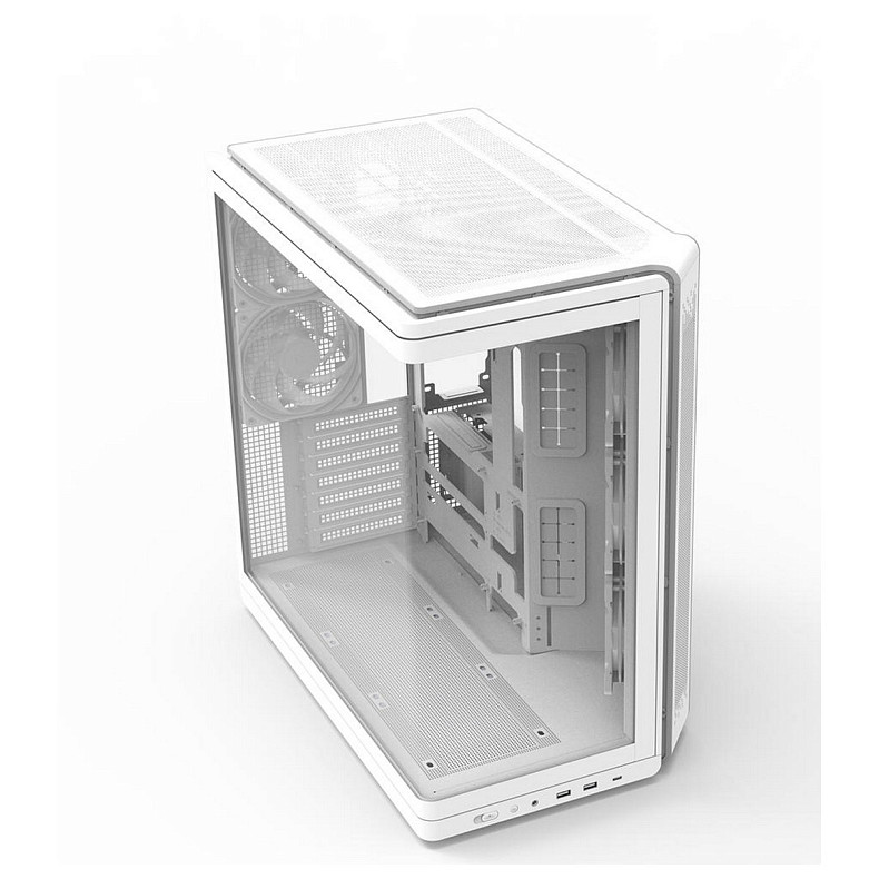 Корпус Zalman P60 без БЖ, 2xUSB3.0, 1x Type C, 3x120мм ARGB Reverse, 2x120мм ARGB, VGA 435мм, LCS re