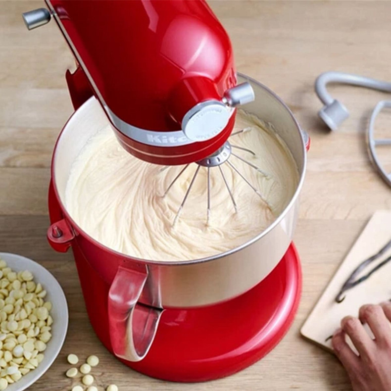 Кухонний комбайн KitchenAid Artisan 5,6 л 5KSM60SPXEER з підйомною чашею, червоний