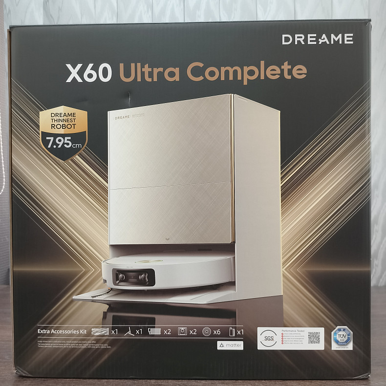 Робот-пылесос моющий Dreame X60 Ultra Complete White  - Уценка