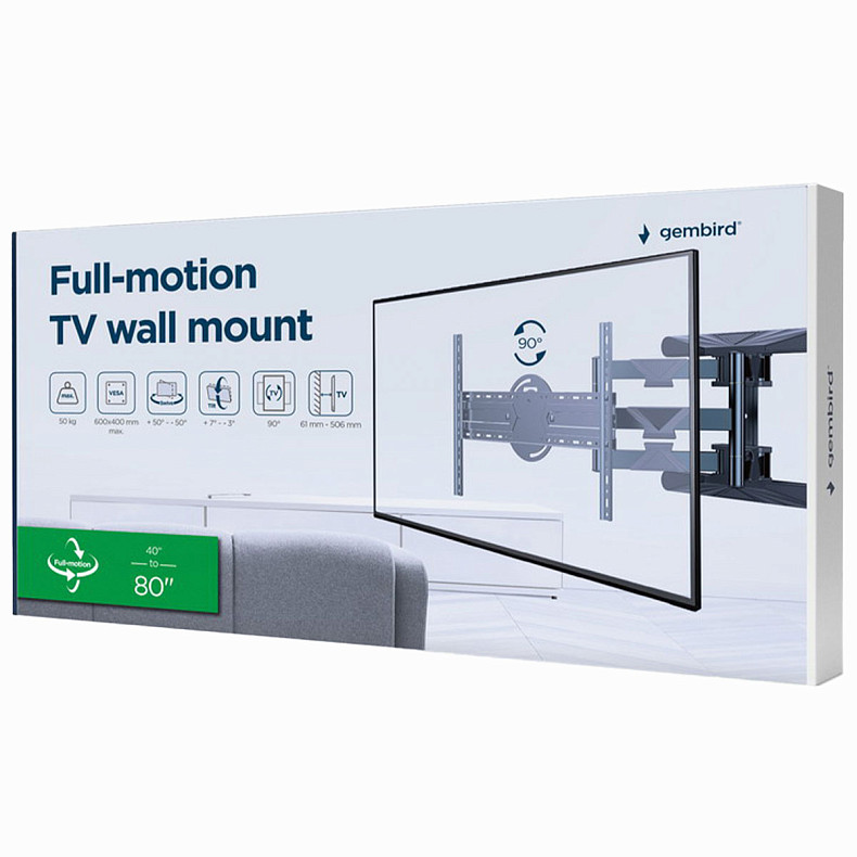 Крепление для TV Gembird WM-80STR-01