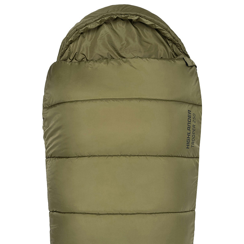 Спальний мішок Highlander Trooper 250/+5°C Ranger Green Left (SB252-RG)