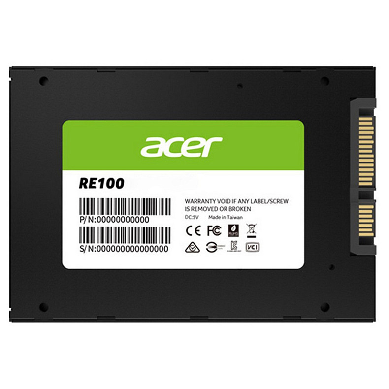 SSD накопитель Acer 1TB RE100 SATA III 2.5" TLC