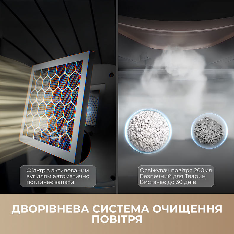 Автоматичний смарт туалет для кішок MOVA LR10 Prime