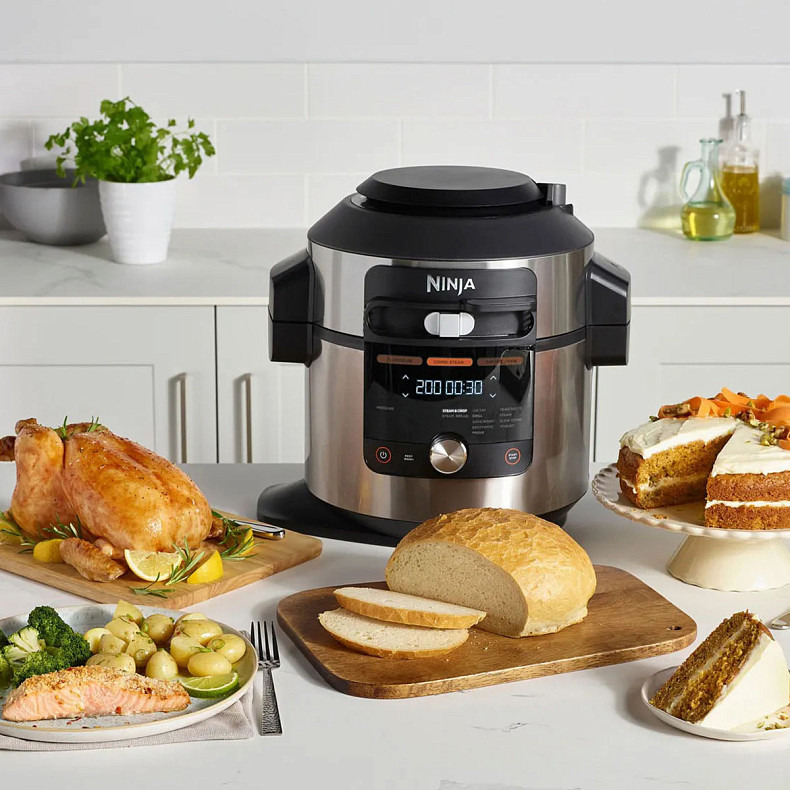 Мультиварка-скороварка Ninja Foodi MAX 15-in-1 Multi-Cooker with Smart Cook System 7.5L OL750EU