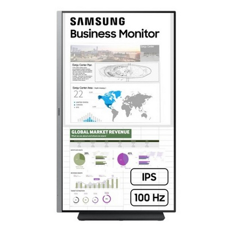 Монітор Samsung 23.8" S24C430 HDMI, DP, USB, IPS, 100Hz, 4ms