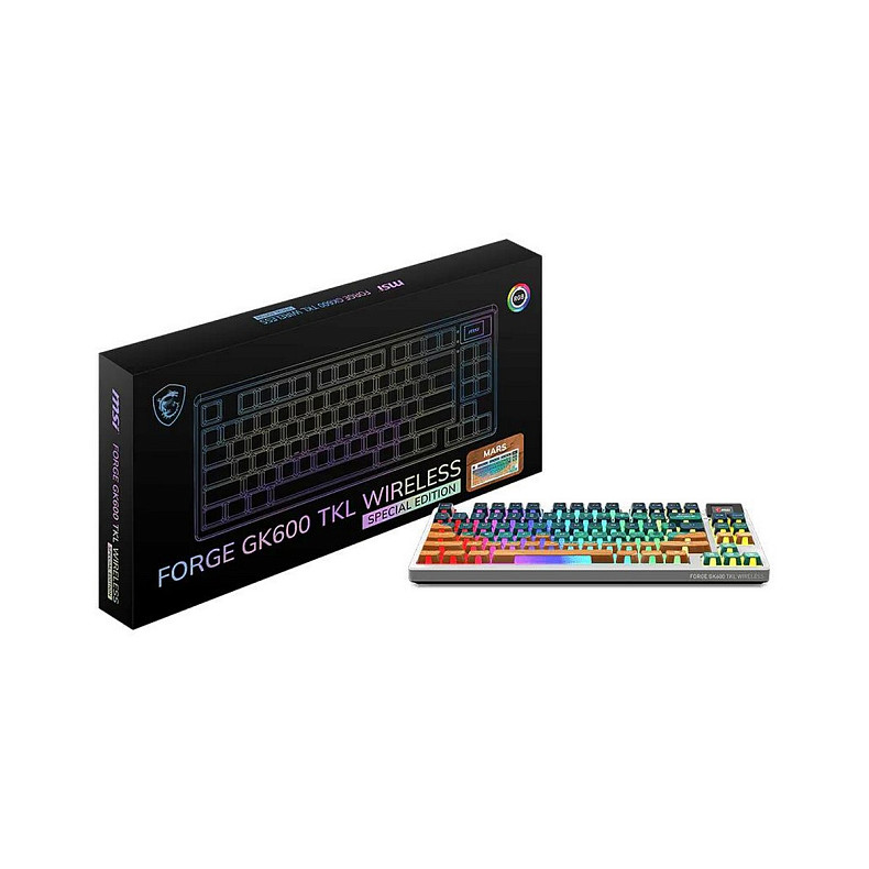 Клавиатура беспроводная MSI FORGE GK600 TKL MARS