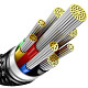 Кабель Baseus Tungsten Gold Fast Charging Data Cable Type-C to Type-C 240W 1m Black
