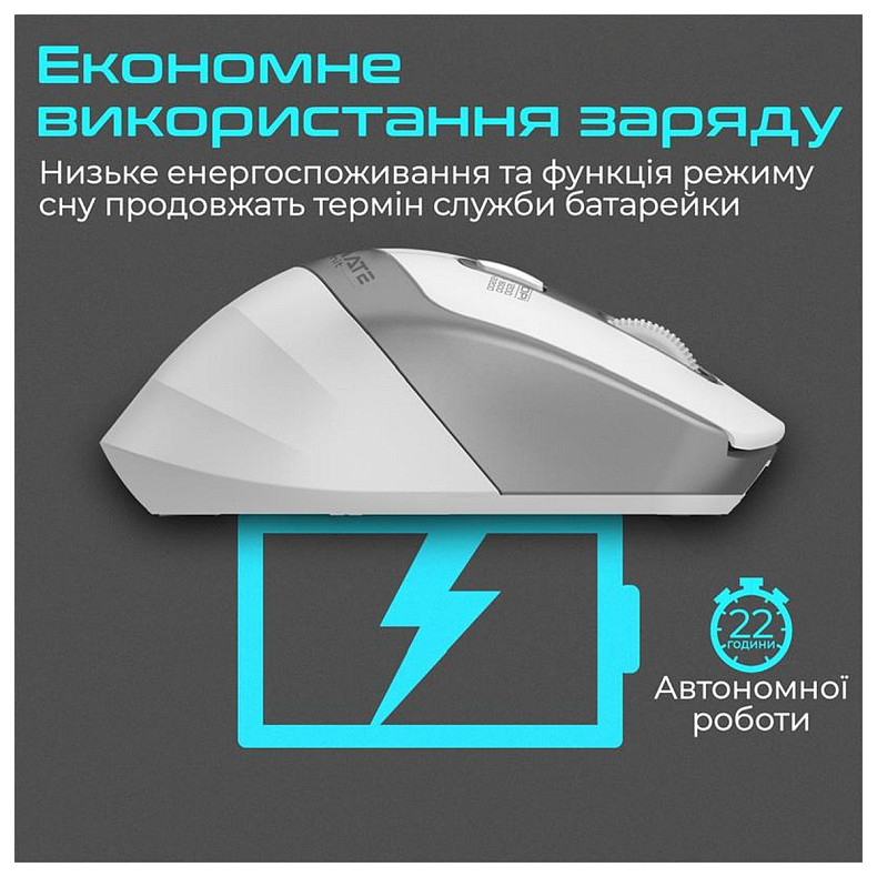 Мышь Promate Samit White