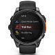 Спортивные часы GARMIN Fenix 8 47mm AMOLED Slate Grey with Black Silicone Band