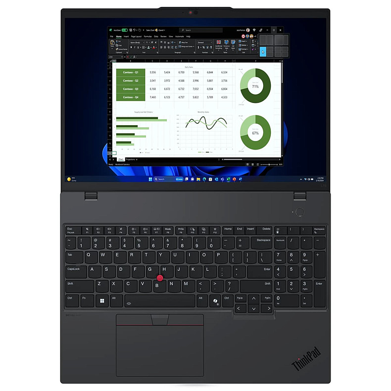 Ноутбук Lenovo 16WUXGAM/Ultra5-125U/32/1TB SSD/Intel HD/W 11P/F/BL/Black L16 G1 T