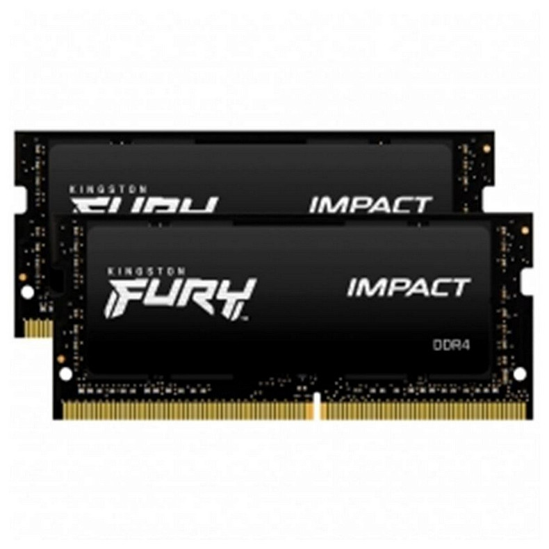 Оперативна пам'ять для ноутбуку Kingston Fury Impact DDR4 64GB (2x32GB) 2666 MHz (KF426S16IBK2/64)