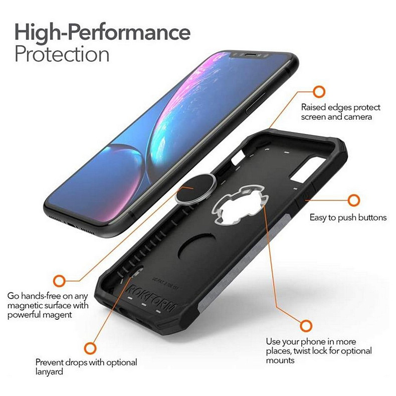 Чeхол-накладка Rokform Rugged для Apple iPhone 11 Pro Gun Metal (306643P)