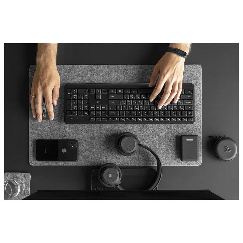 Клавіатура 2E KS220 WL Ukr Black USB (2E-KS220WB)