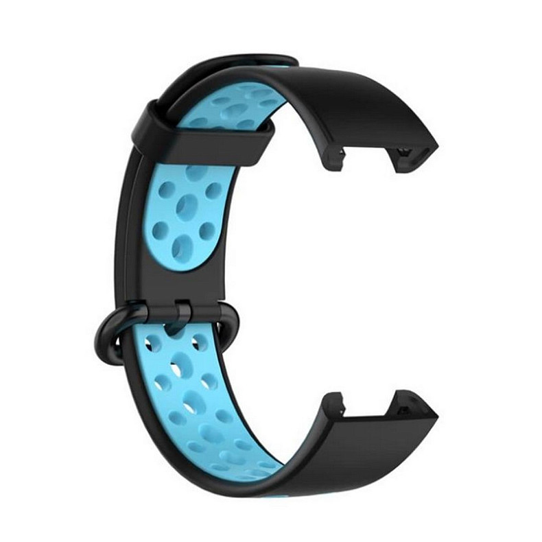 Ремінець BeCover Vents Style для Xiaomi Redmi Smart Band 2 Black-Blue (709421)