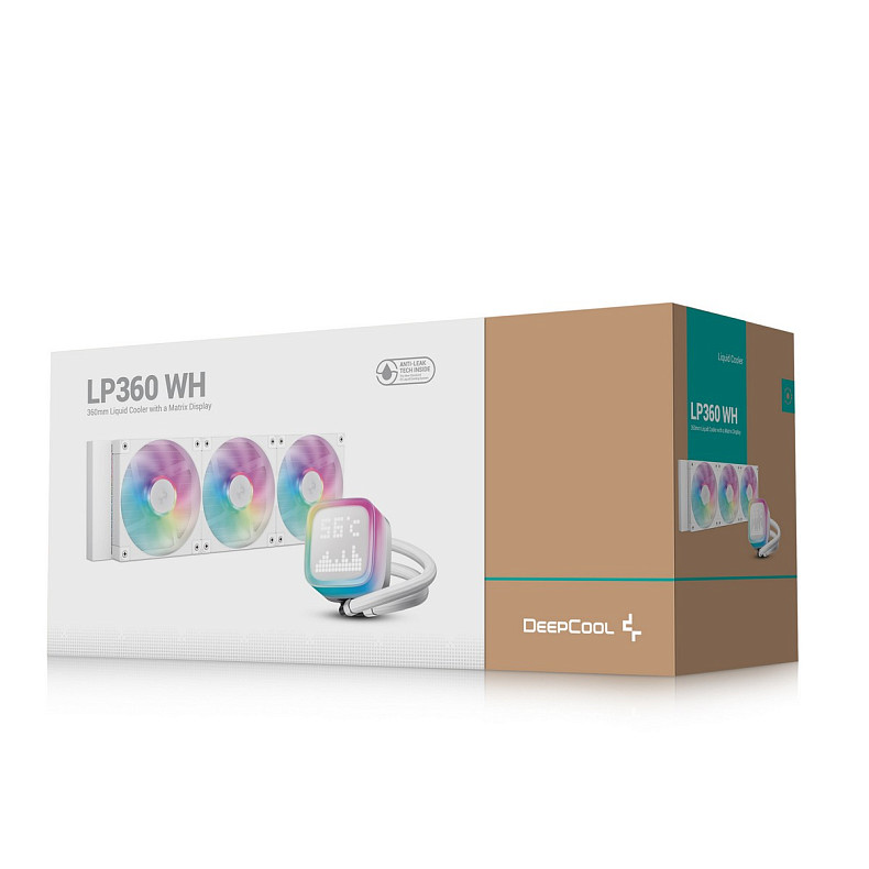 Система водяного охлаждения DeepCool LP360 ARGB White (R-LP360-WHMSMC-G-1)