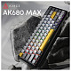 Клавіатура Ajazz AK680 MAX Magnetic Switch RGB USB Black (AK680-M-BGY-AW)