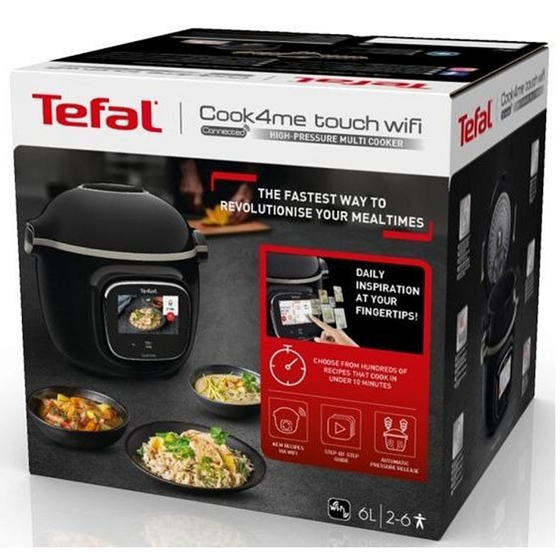 Мультиварка - cкороварка Tefal Cook4me Touch CY912830