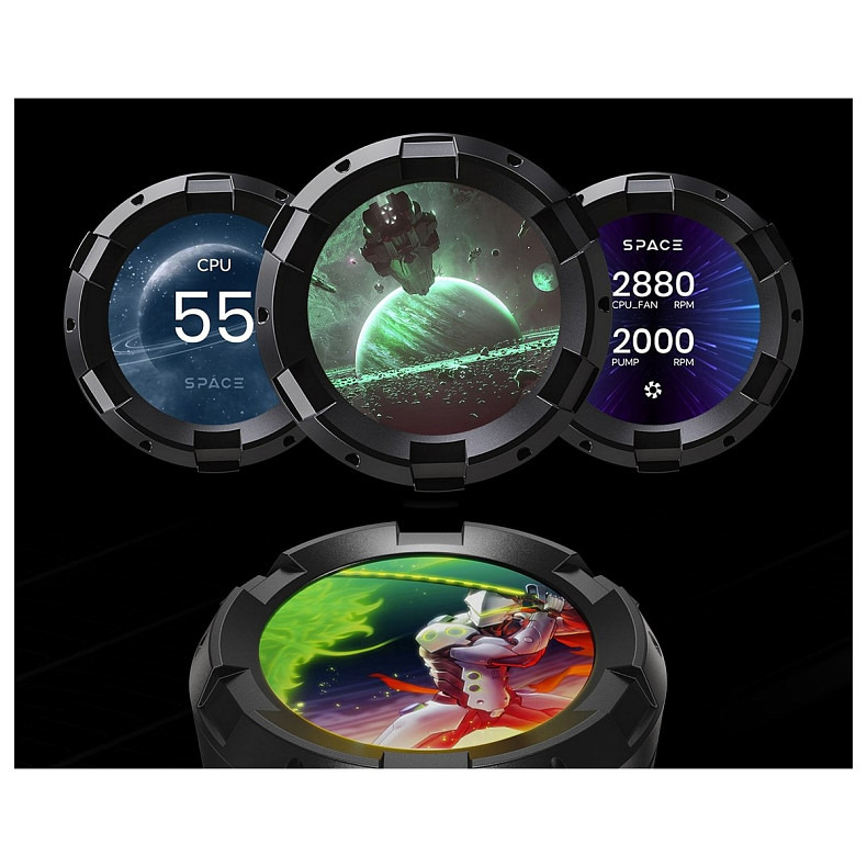 Система водяного охлаждения ID-Cooling Space LCD SL360 Pro SE