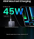 Зарядное устройство Ugreen 2xUSB 45W (2хUSB-C) Gan Nexode Pro X707
