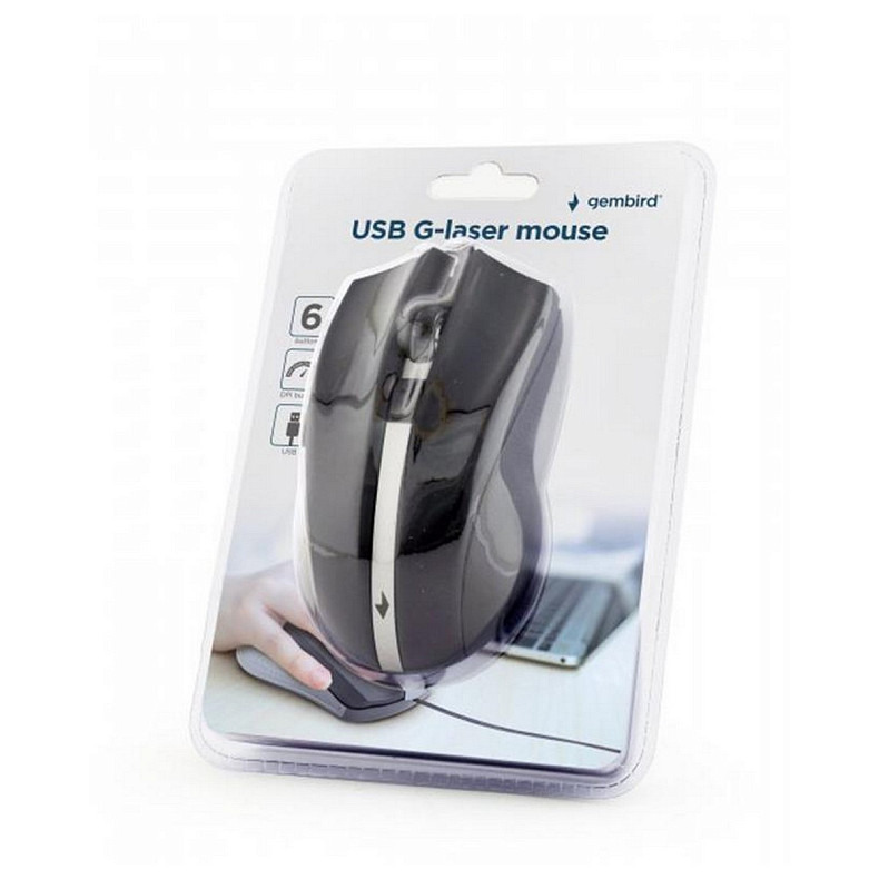 Мишка Gembird MUS-GU-02 Black USB