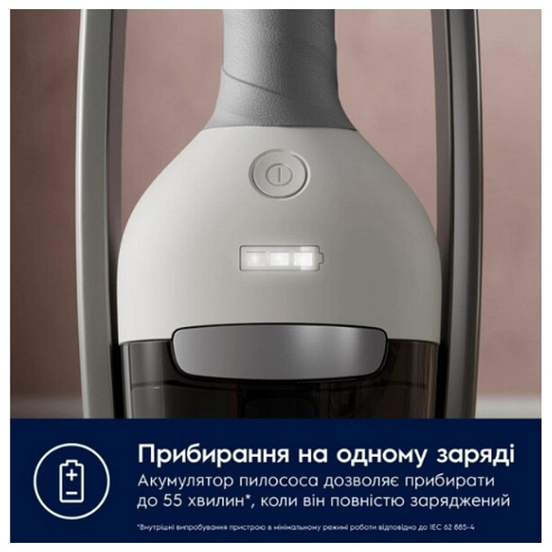 Пылесос аккумуляторный ELECTROLUX ES62HB25UV