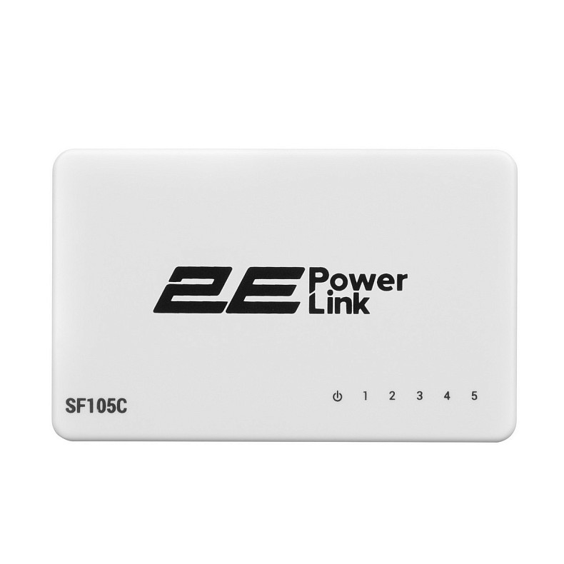 Коммутатор 2E PowerLink SF105C 5xFE, неуправляемый, рабочий стол.